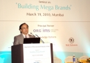 Speaking in 'Building Mega Brands' seminar on March 19, 2010 
